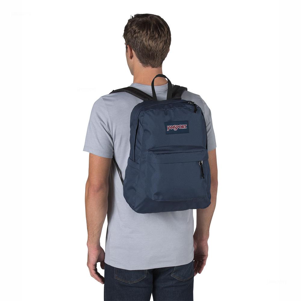 Sac à Dos Scolaire JanSport SuperBreak? Bleu Marine | UBP-89235426